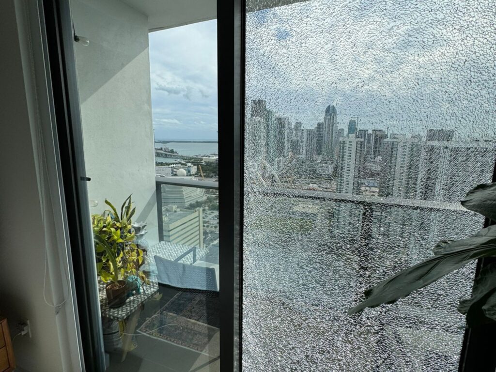 Cracked Glass Door Repair